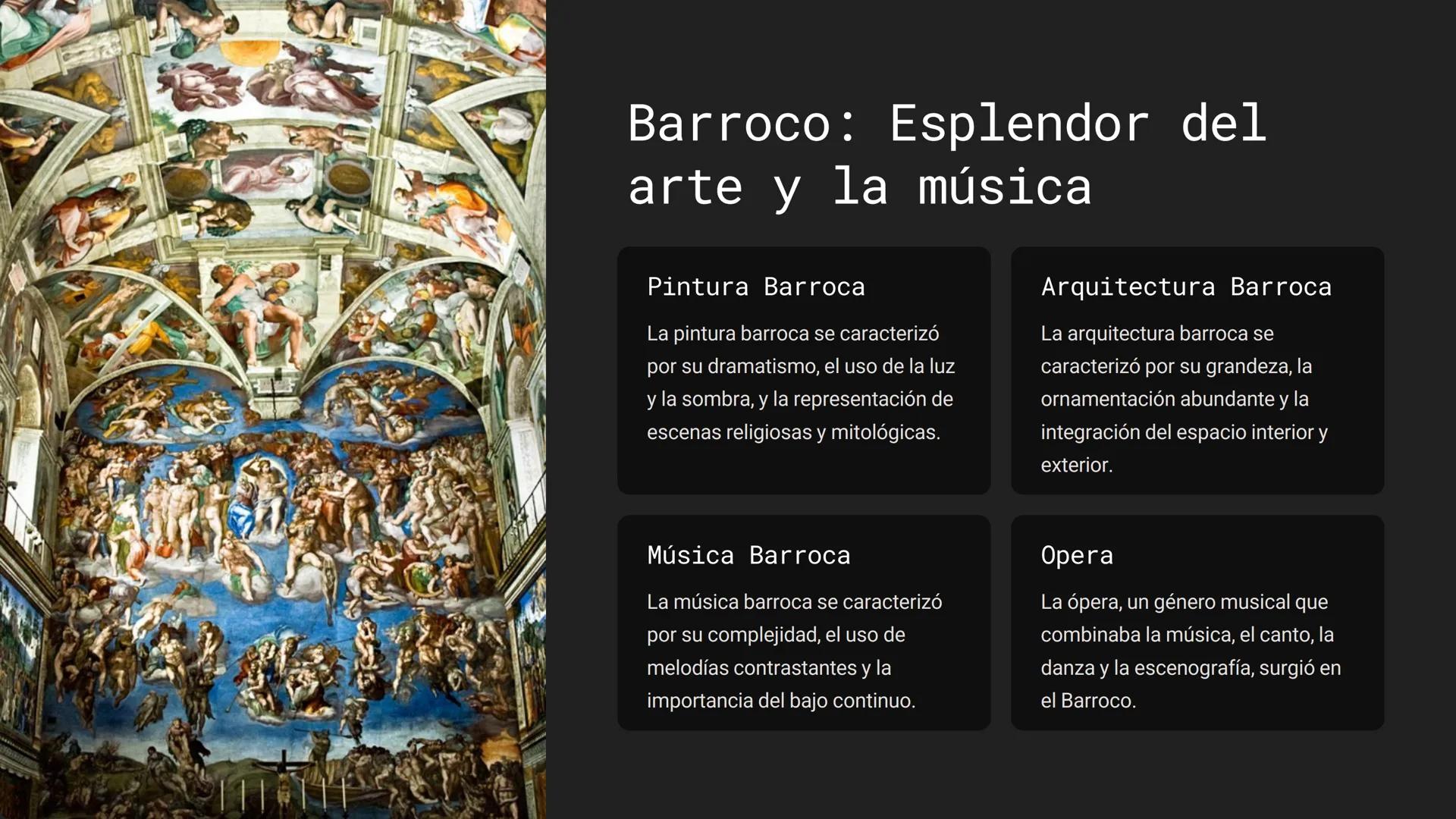 # Historia del
Arte y la Música

El arte y la música han acompañado al ser humano desde la antigüedad,
reflejando sus creencias, valores y e