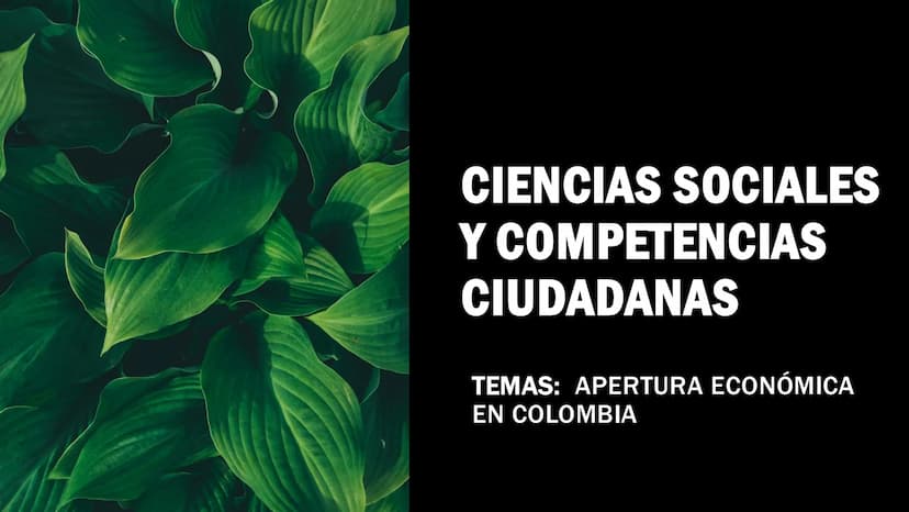 CIENCIAS SOCIALES
Y COMPETENCIAS
CIUDADANAS
TEMAS: APERTURA ECONÓMICA
EN COLOMBIA AFRICA
(TRICE GOMALIA
GABON CONDO
DEM. REP. OF WANDA
THE C