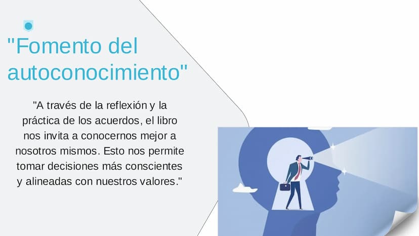 • Acuerdo N°1
Los Cuatro
Acuerdos"
Introducción al tema y
presentación del libro.
.
Acuerdo N°2
Acuerdo N°3
• Acuerdo N°4
Causas básicas de 