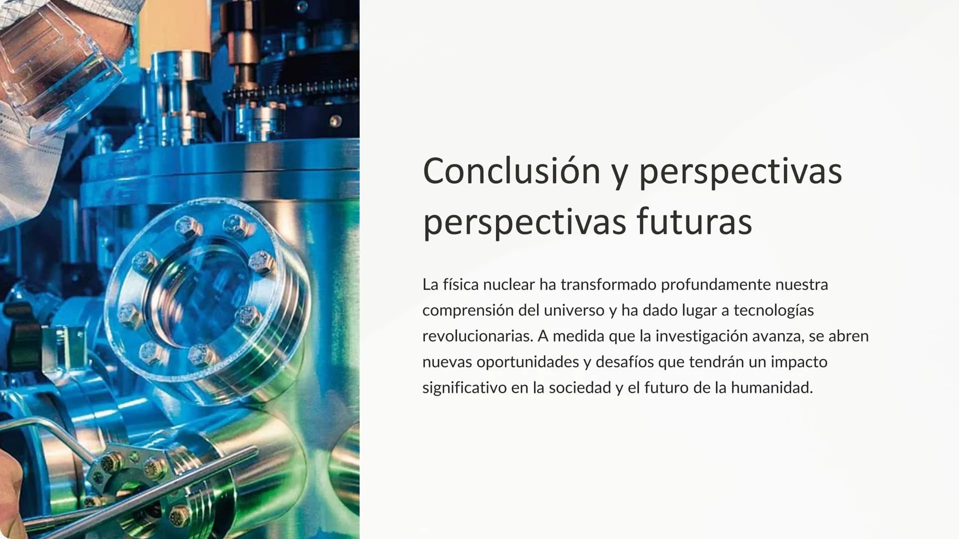 Física nuclear: Estructura del
núcleo atómico, fisión y fusión
nuclear, aplicaciones de la física
nuclear
La física nuclear es una fascinant