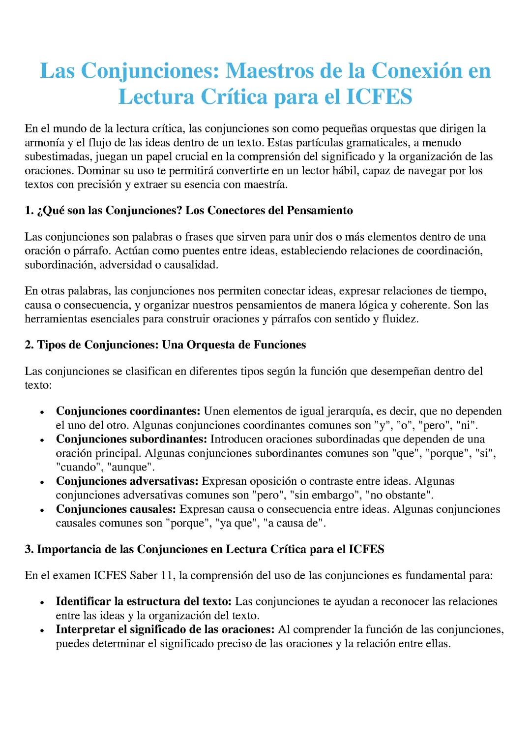 Las Conjunciones: Qué Son y Para Qué Sirven