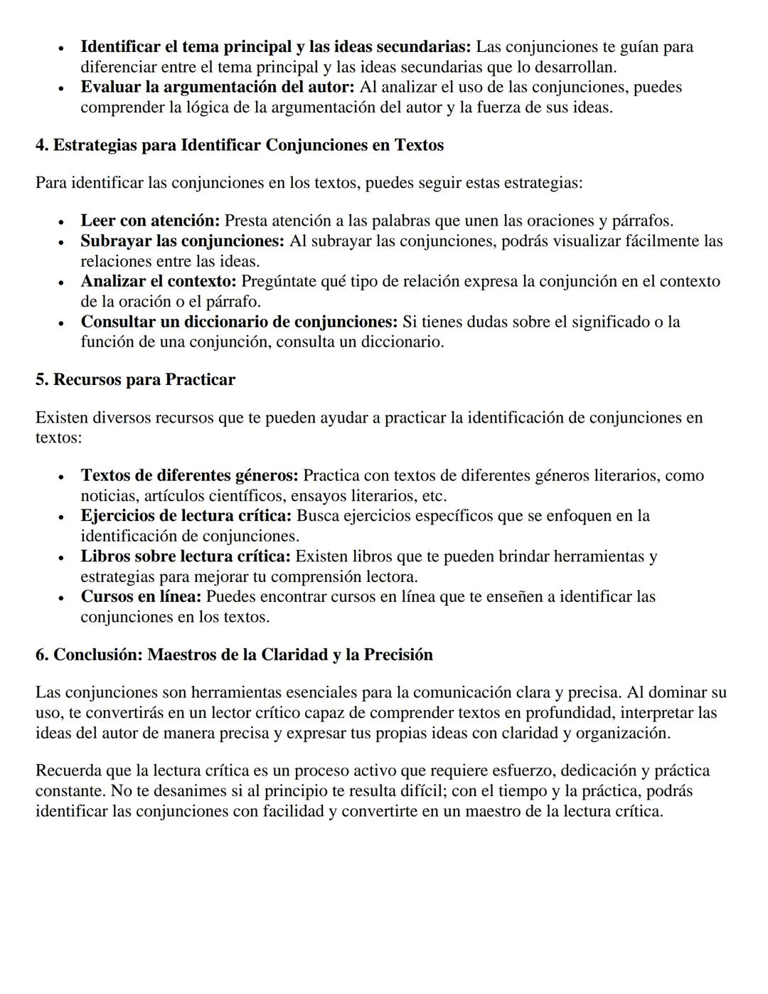 Las Conjunciones: Maestros de la Conexión en
Lectura Crítica para el ICFES
En el mundo de la lectura crítica, las conjunciones son como pequ