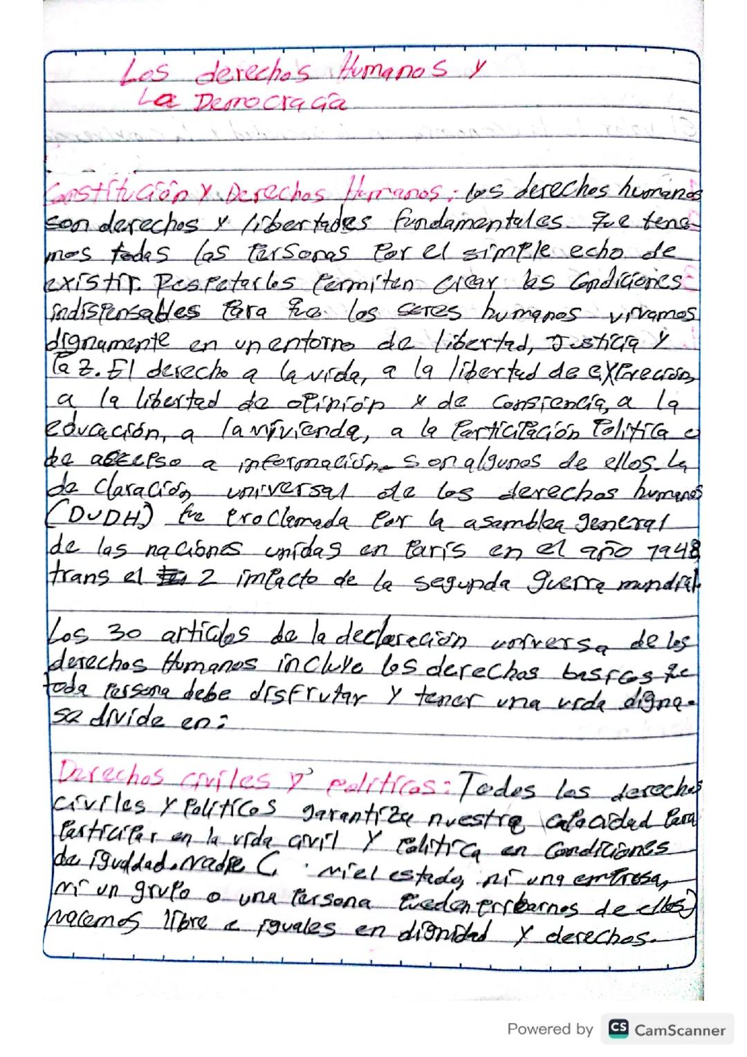 Los derechos humanos y la democracia: Su importancia hoy