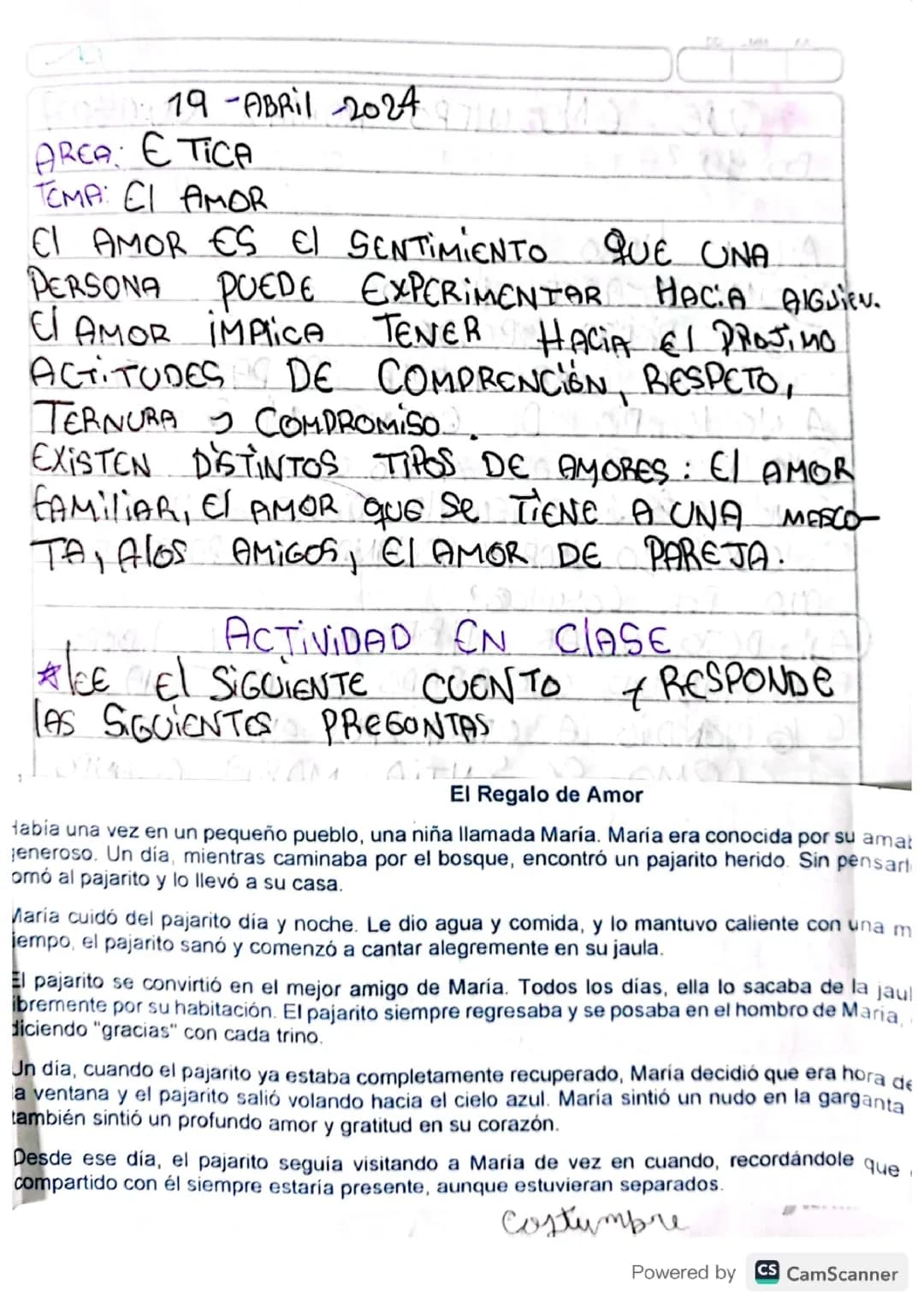 El amor 
