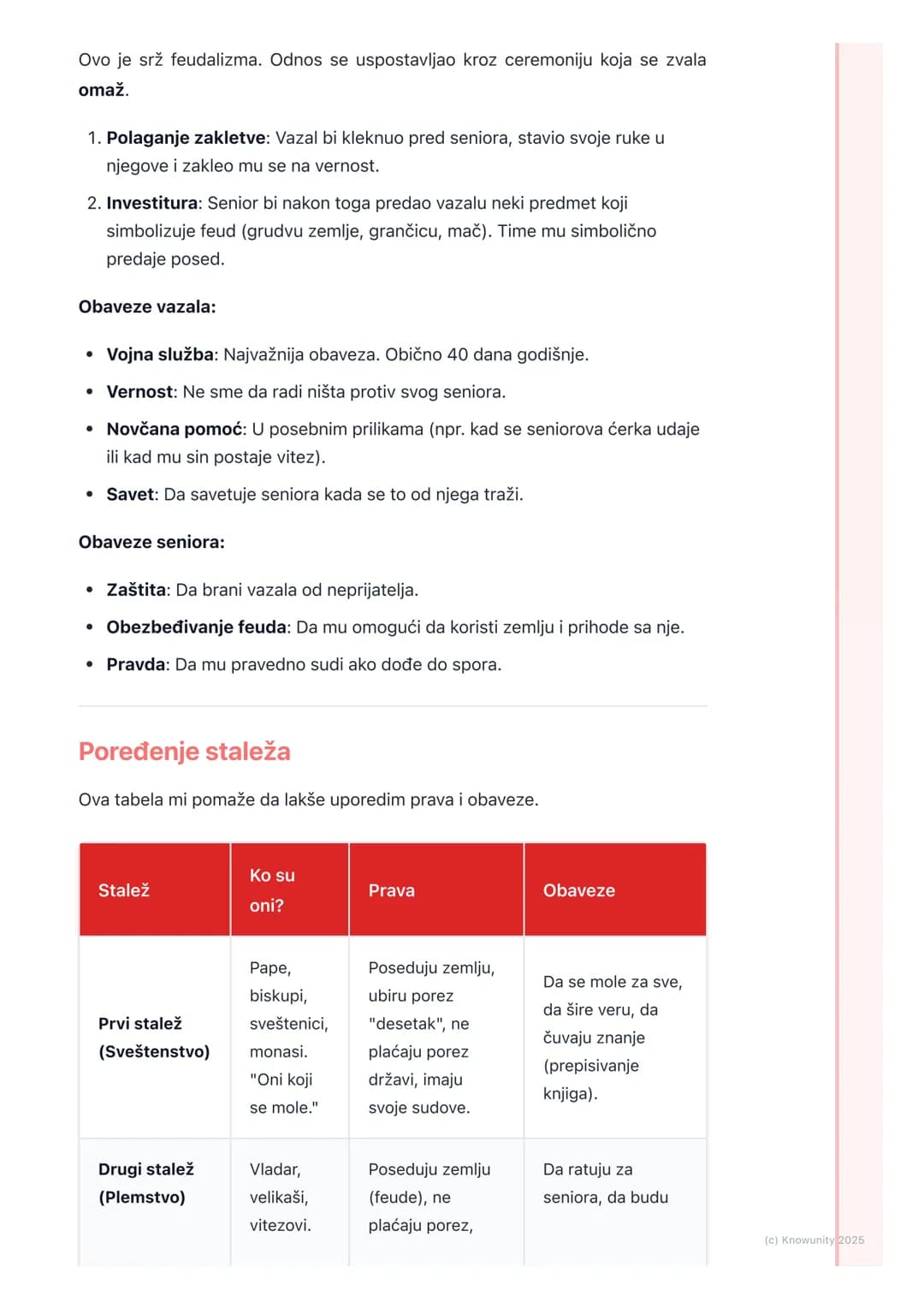 # Feudalizam – kako je bilo
organizovano društvo

Šta je feudalizam?

Feudalizam je način na koji je bilo organizovano društvo u srednjem ve