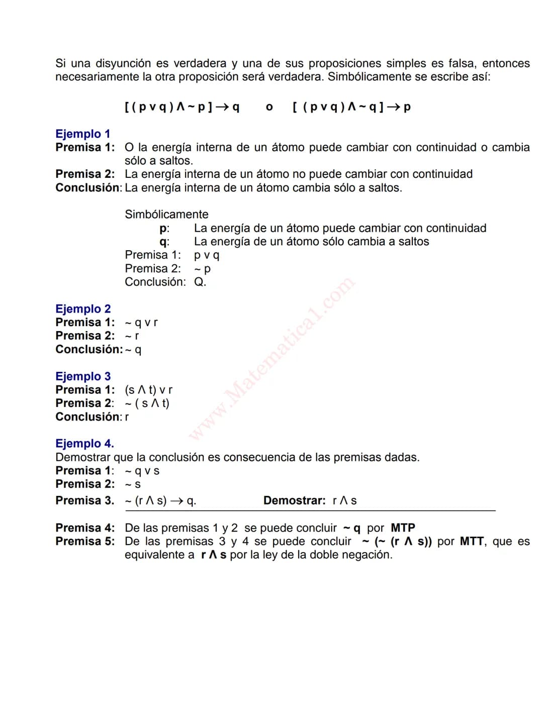 Deducción
1. (GH) (J^K)
2. G
3. G v H
4. JɅK
5. J
7. J
2, Ad.
1,3, M. P
OBJETIVOS ESPECÍFICOS
1. Inferir una conclusión a partir de dos o
2.