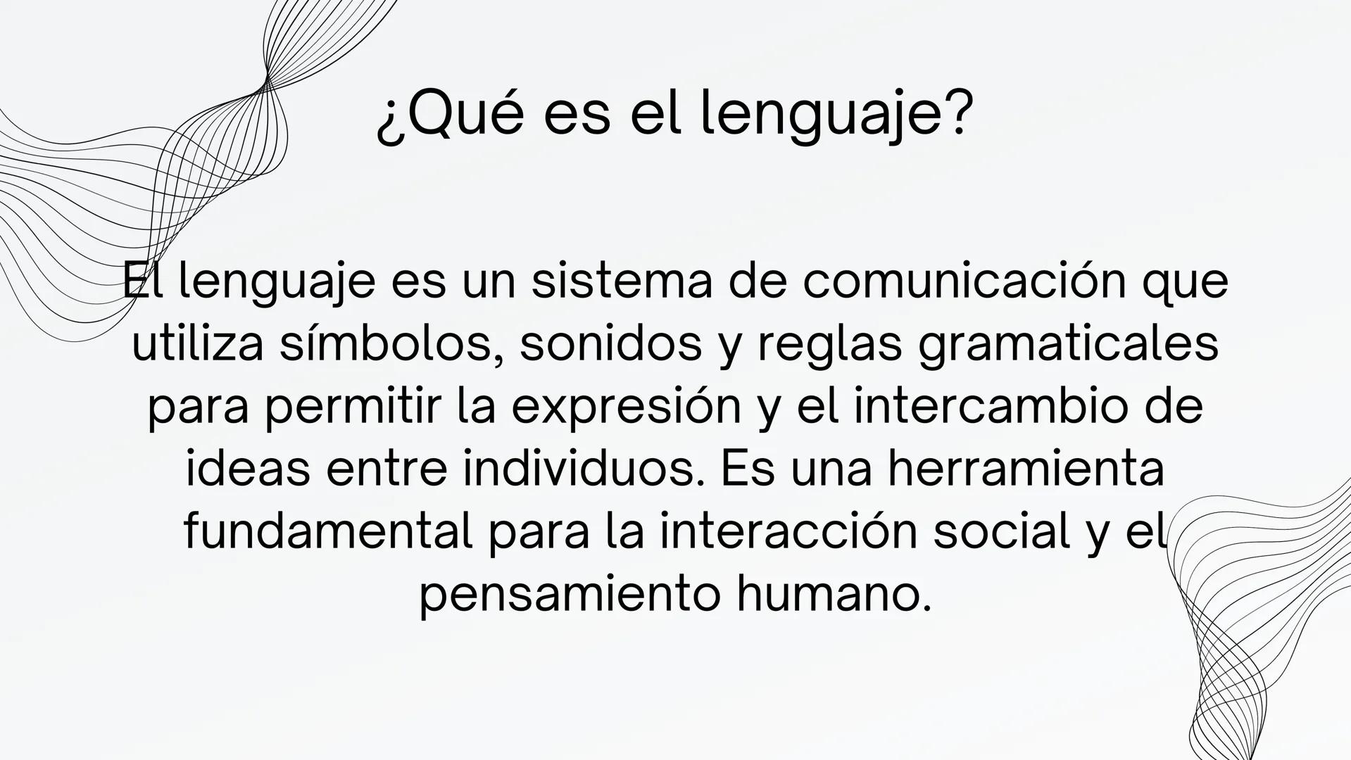 LENGUAJE
Y
LITERATURA ¿Qué es el lenguaje?
El lenguaje es un sistema de comunicación que
utiliza símbolos, sonidos y reglas gramaticales
par