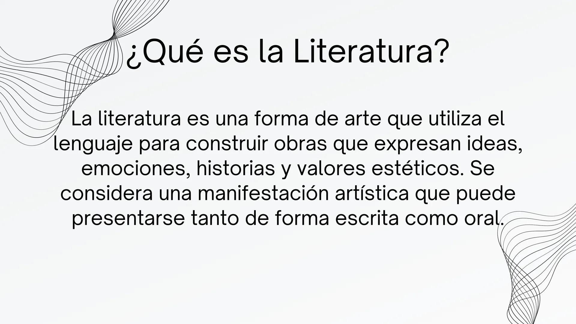 LENGUAJE
Y
LITERATURA ¿Qué es el lenguaje?
El lenguaje es un sistema de comunicación que
utiliza símbolos, sonidos y reglas gramaticales
par