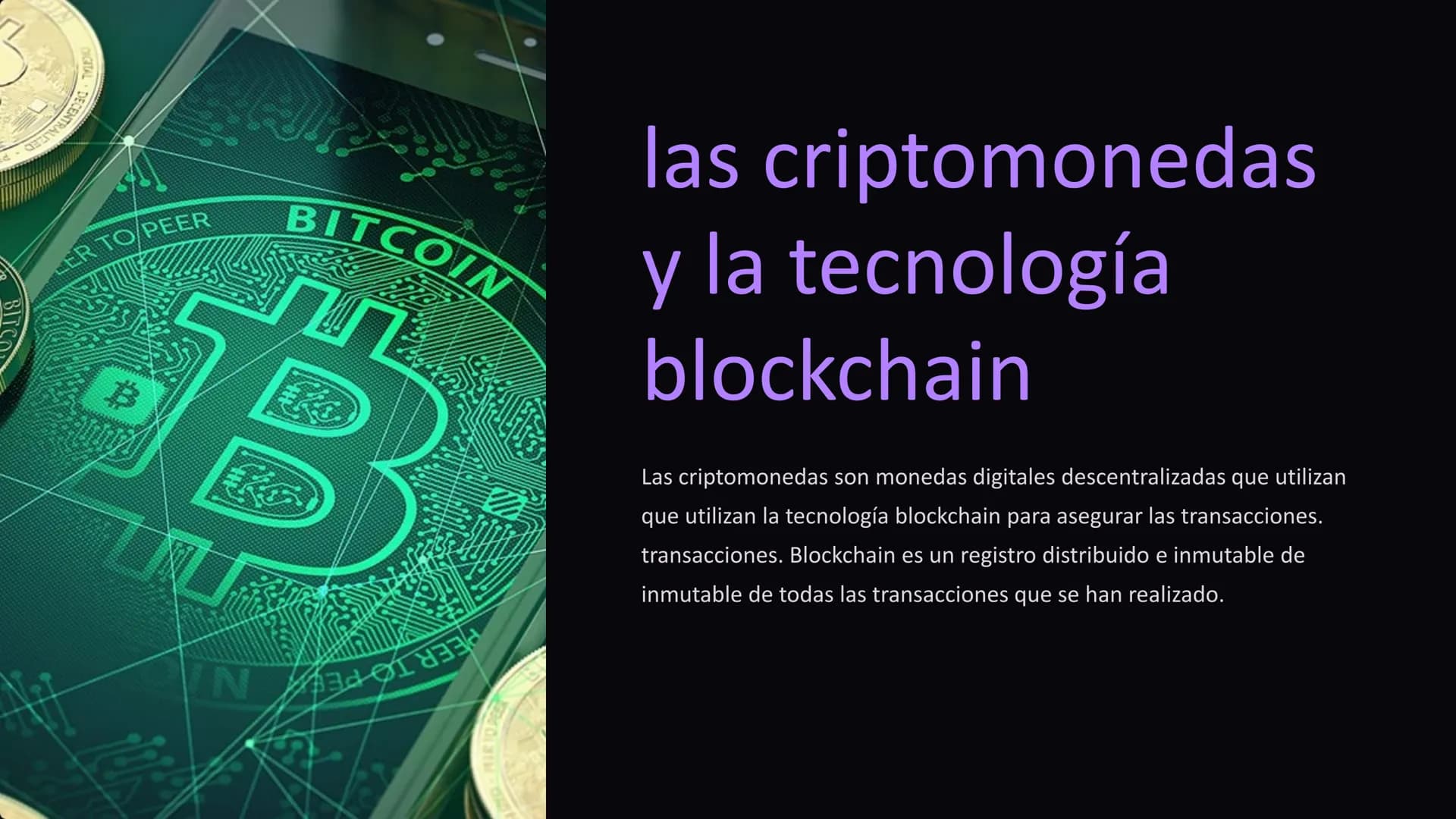 Criptomonedas y Blockchain