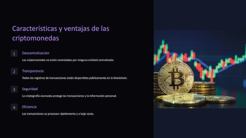 CITAL DECENTR
DECENTRALIZED
BITCO
ER TO/PEER
B
BITCOIN
B
las criptomonedas
y la tecnología
blockchain
Las criptomonedas son monedas digitale