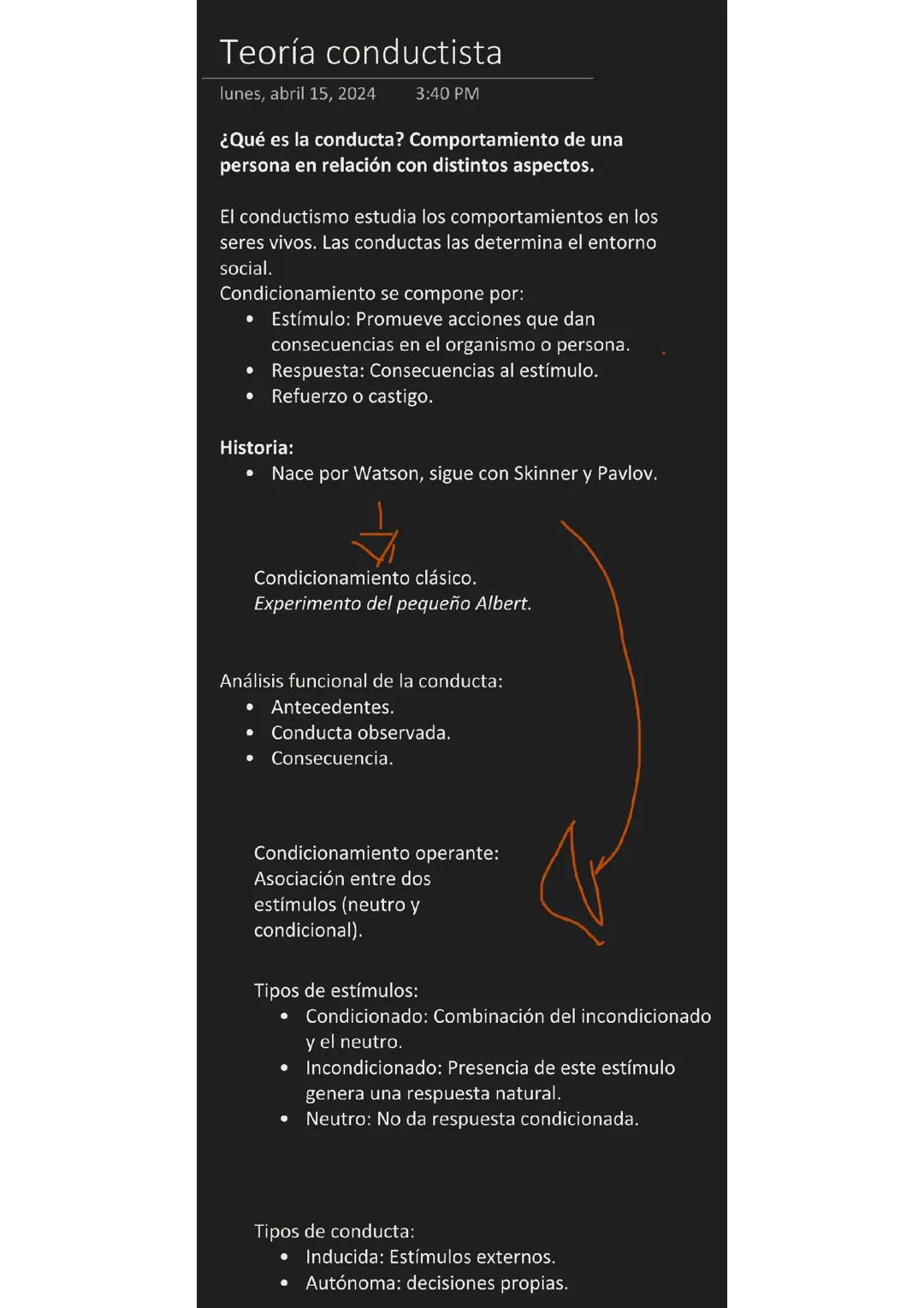 Introducción a la Teoría Conductista