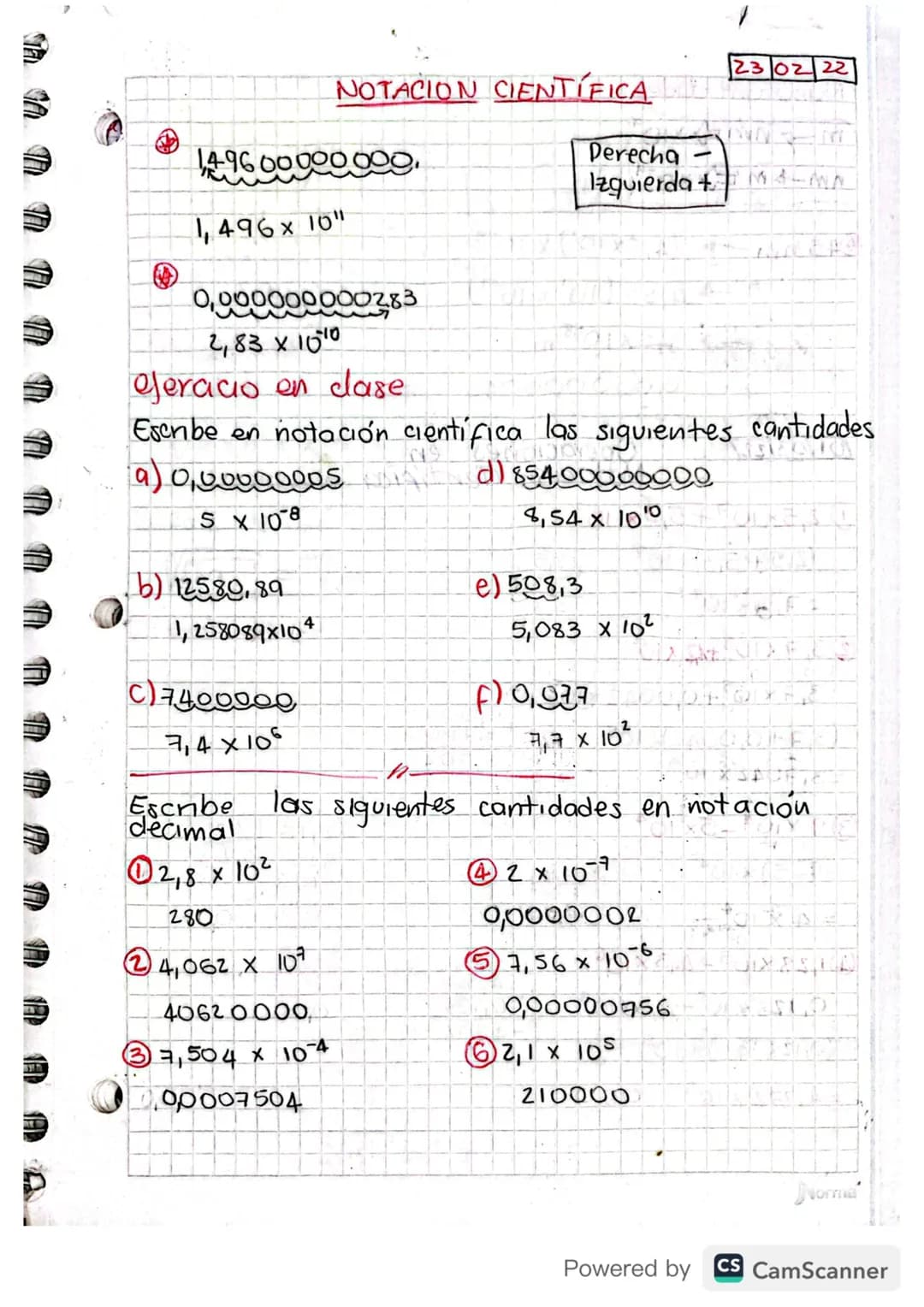Notación científica 