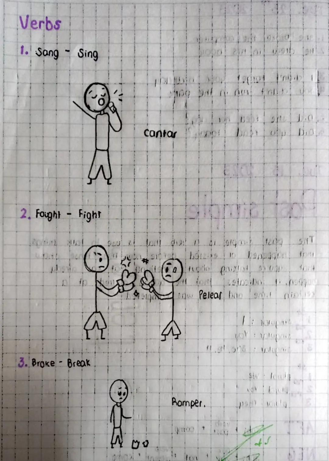 # Past simple

The past simple is a verb that is use to talk things
that happened or existed before now. This tense snow
that you're talking