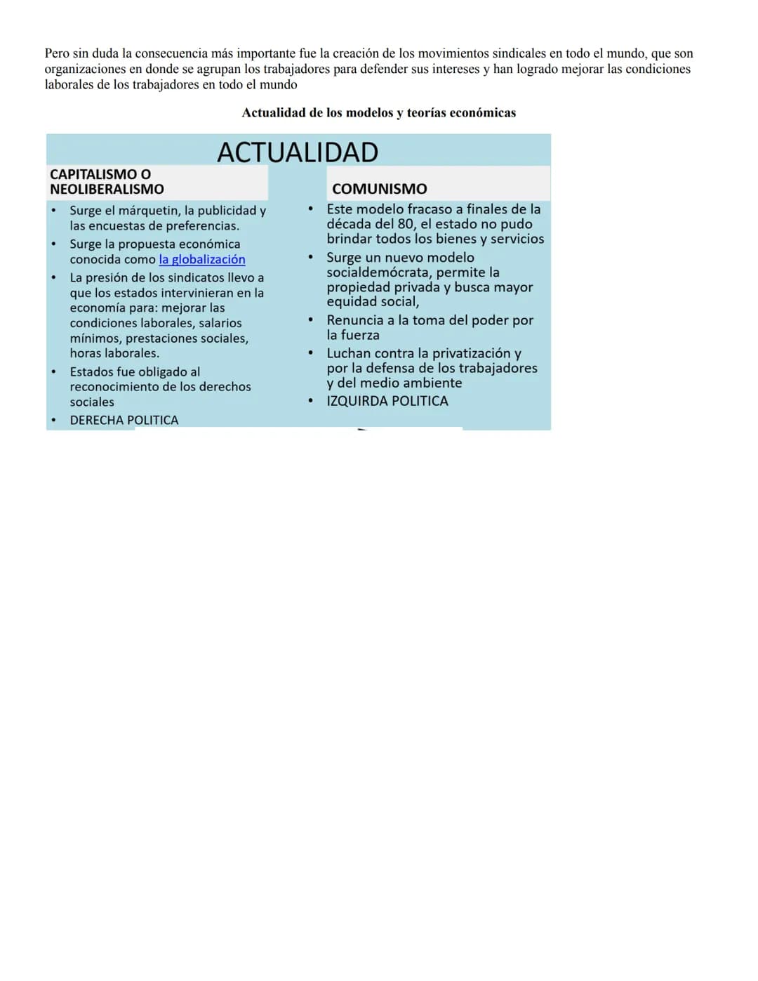 COMUNSIMO, SOCIALISMO, MATERIALISMO Y MARXISMO
Contexto histórico
Con la Revolución Industrial los burgueses llegaron al poder junto con la 