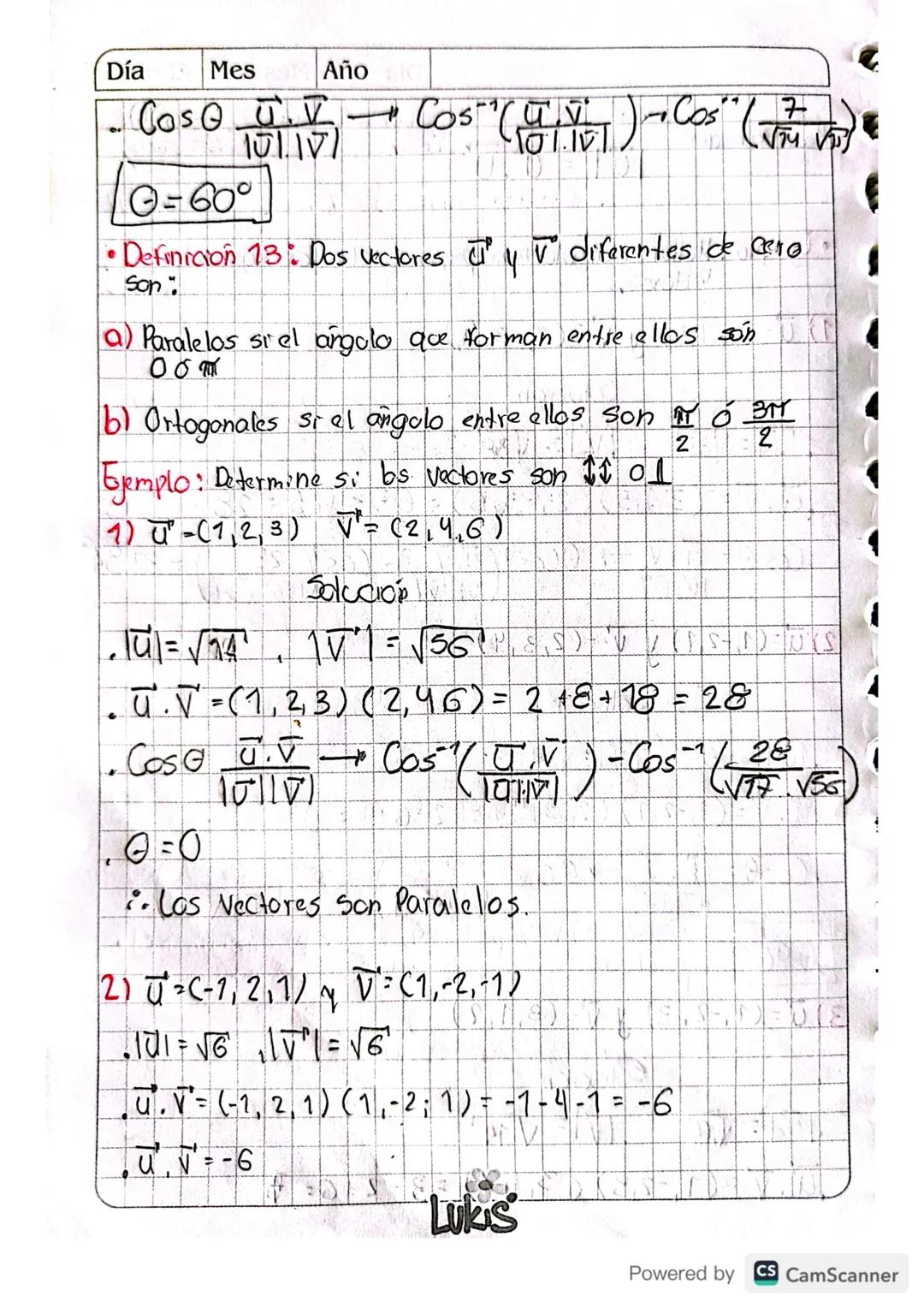 e
O
1281
Clase 17. 23-10-2023
Se
Vectores En El Espacio,
Un Vector geometrico es un segmento rectilineo, dirigido
que tiene 3 caracteristica