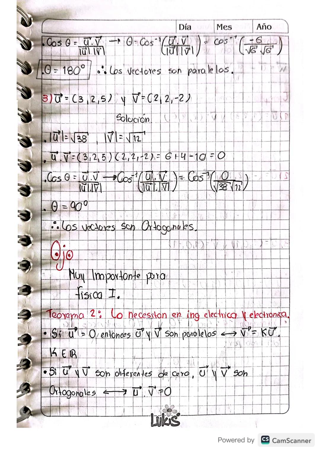 e
O
1281
Clase 17. 23-10-2023
Se
Vectores En El Espacio,
Un Vector geometrico es un segmento rectilineo, dirigido
que tiene 3 caracteristica