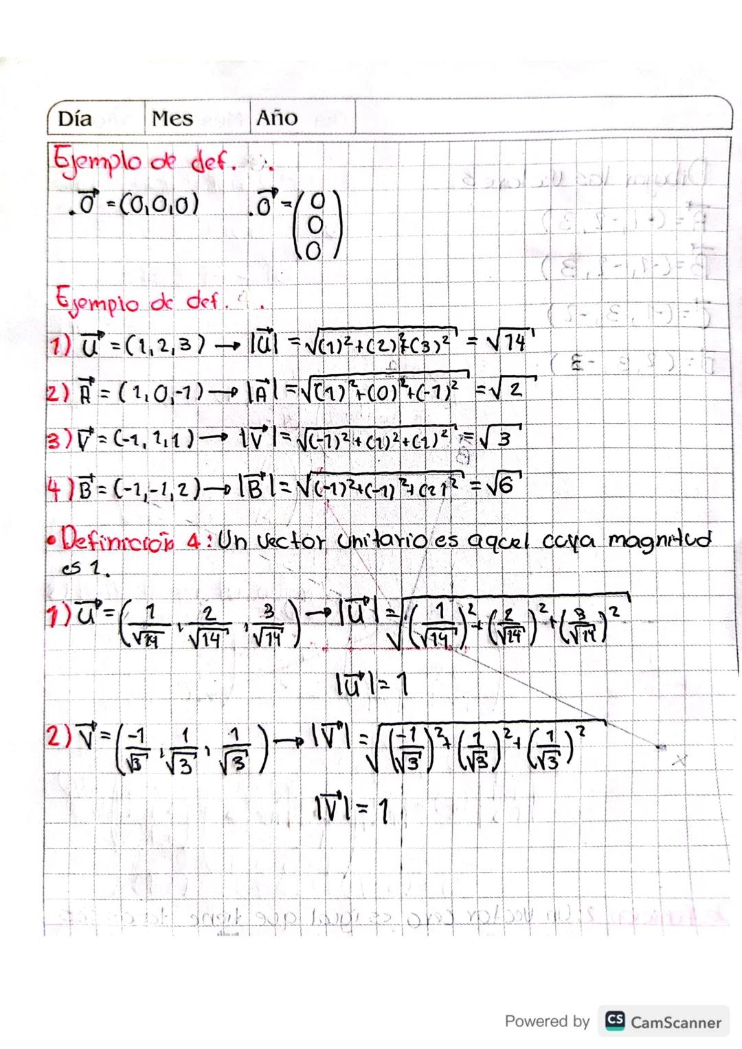 e
O
1281
Clase 17. 23-10-2023
Se
Vectores En El Espacio,
Un Vector geometrico es un segmento rectilineo, dirigido
que tiene 3 caracteristica
