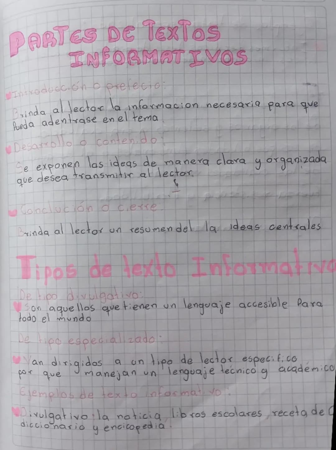 Textos
INFORMATIVOS
Es el
que
• tiene como proposito proporcionar información
y
clara objetiva y detallada sobre un tema especifico
Se utida
