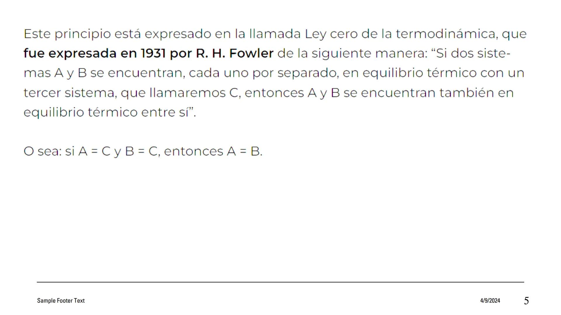 # TEMA: EQUILIBRIO TÉRMICO

# META: COMPRENDER LOS PROCESOS PARA

# ALCANZAR EL EQUILIBRIO TÉRMICO - Introducción
- En la clase anterior ent