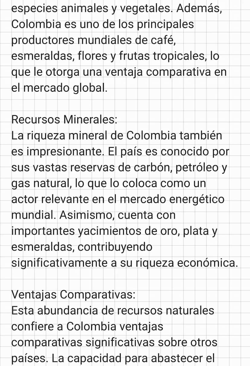 1. Colombia: Tesoro Natural de América
Latina
Introducción:
Colombia, conocida por su diversidad
cultural y belleza natural, es un país que
