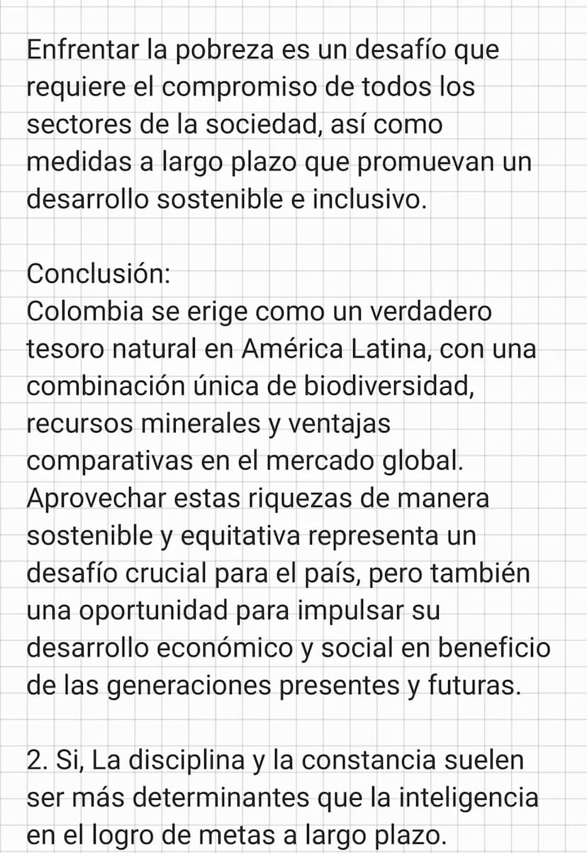 1. Colombia: Tesoro Natural de América
Latina
Introducción:
Colombia, conocida por su diversidad
cultural y belleza natural, es un país que

