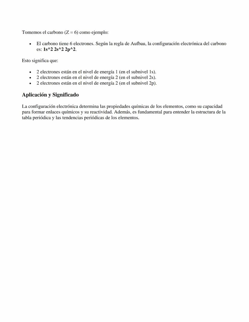CONFIGURACIÓN ELECTRONICA
La configuración electrónica es la distribución de electrones de un átomo en sus distintos niveles de
energía y su