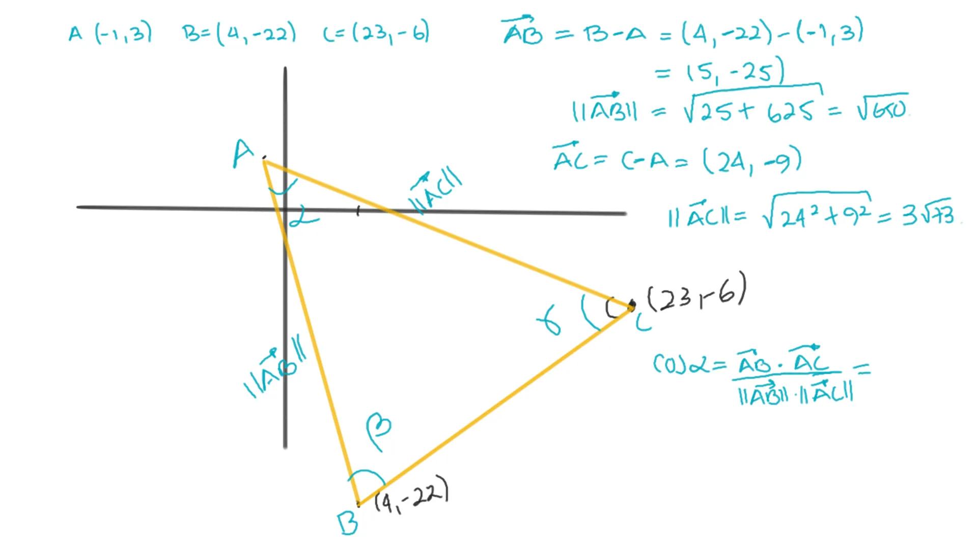 Norma de vector en $IR^3$
$
\vec{u} = (x_1, x_2, x_3)$
$||\vec{u}|| = \sqrt{(x_1)^2 + (x_2)^2 + (x_3)^2}$

Norma en $R^n$
$
\vec{u} = (x_1, 