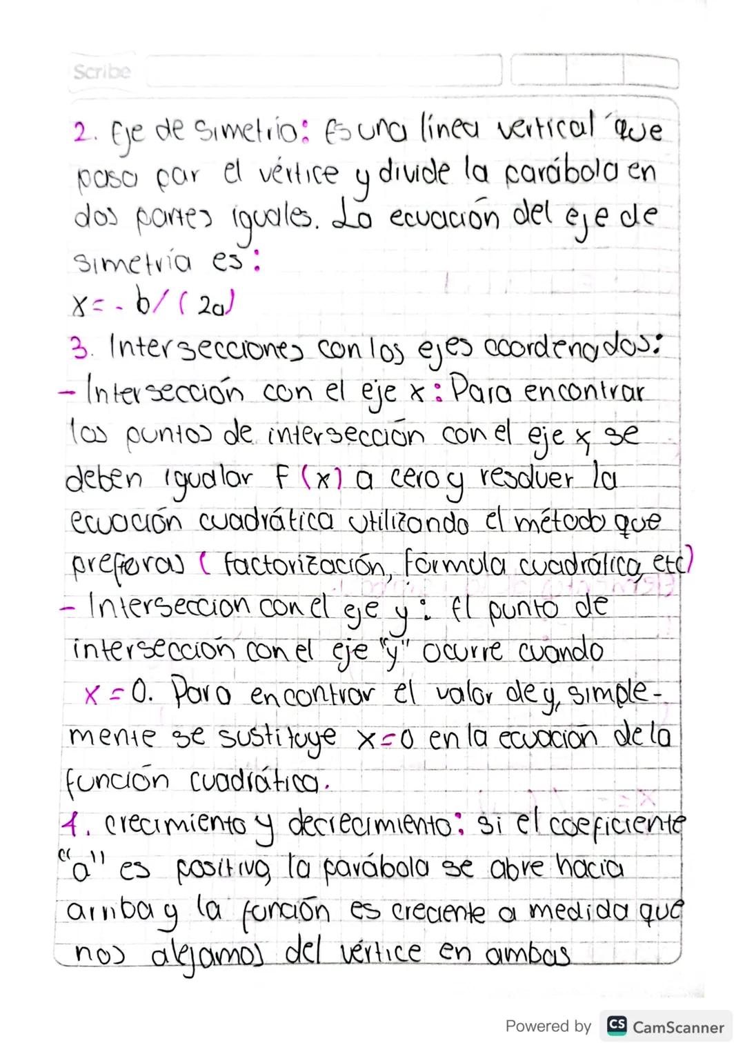 Scribe
Ha
la función cuadrático, también conocido
como funcion de segundo grado, tiene la
forma general.
f(x = ax + bxte
Donde "o" "b" y "c"