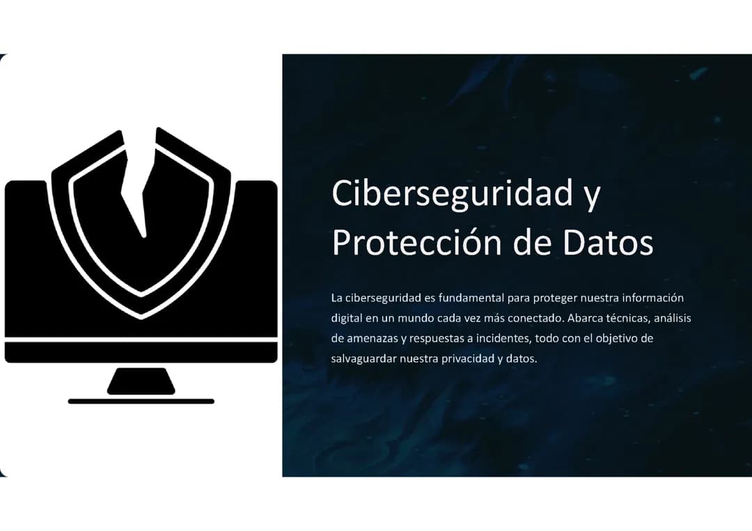 Ciberseguridad y Protección de Datos: 
