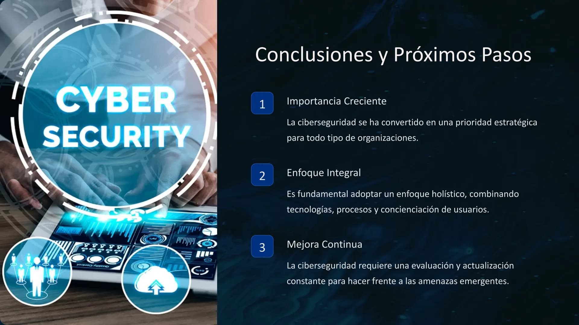 Ciberseguridad y
Protección de Datos
La ciberseguridad es fundamental para proteger nuestra información
digital en un mundo cada vez más con