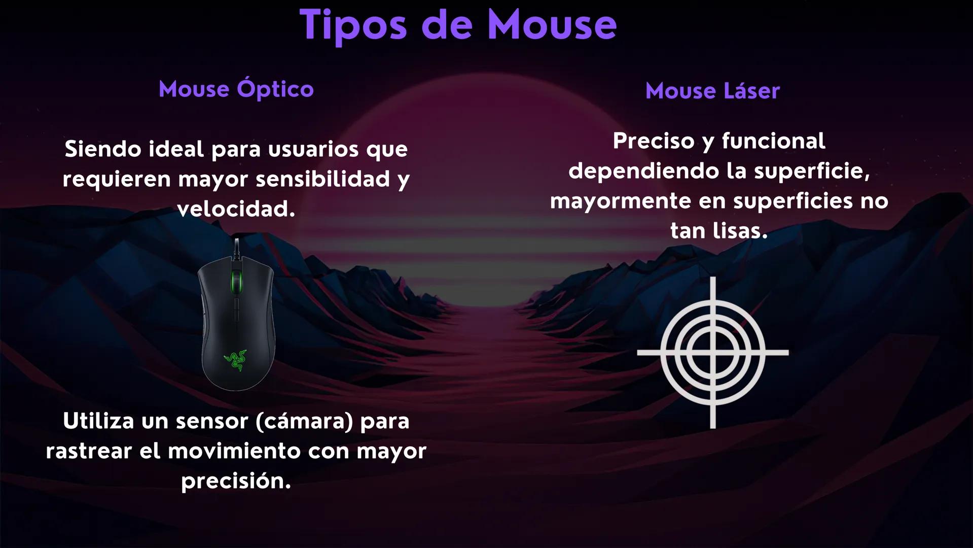 MOUSE MOUSE O
RATÓN"
El mouse es un dispositivo de entrada
utilizado en computadoras para controlar
el movimiento del cursor en la pantalla 