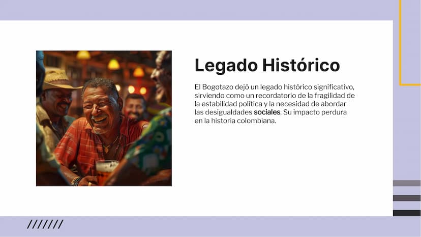 El Bogotazo: Análisis Profundo de un
Punto de Inflexión en la Historia de
Colombia Introducción
El Bogotazo fue un evento crucial en la hist