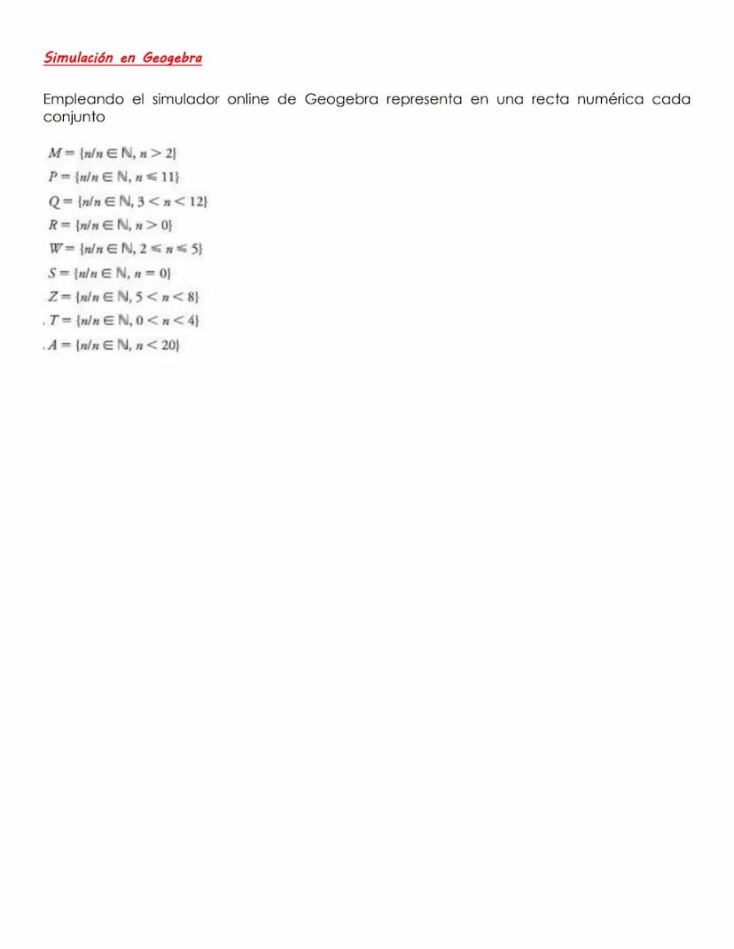 GUÍA 1 DE ALGEBRA: CONJUNTOS NUMÉRICOS
Actividades en clase:
1. Realiza los siguientes problemas relacionados con suma, resta, multiplicació