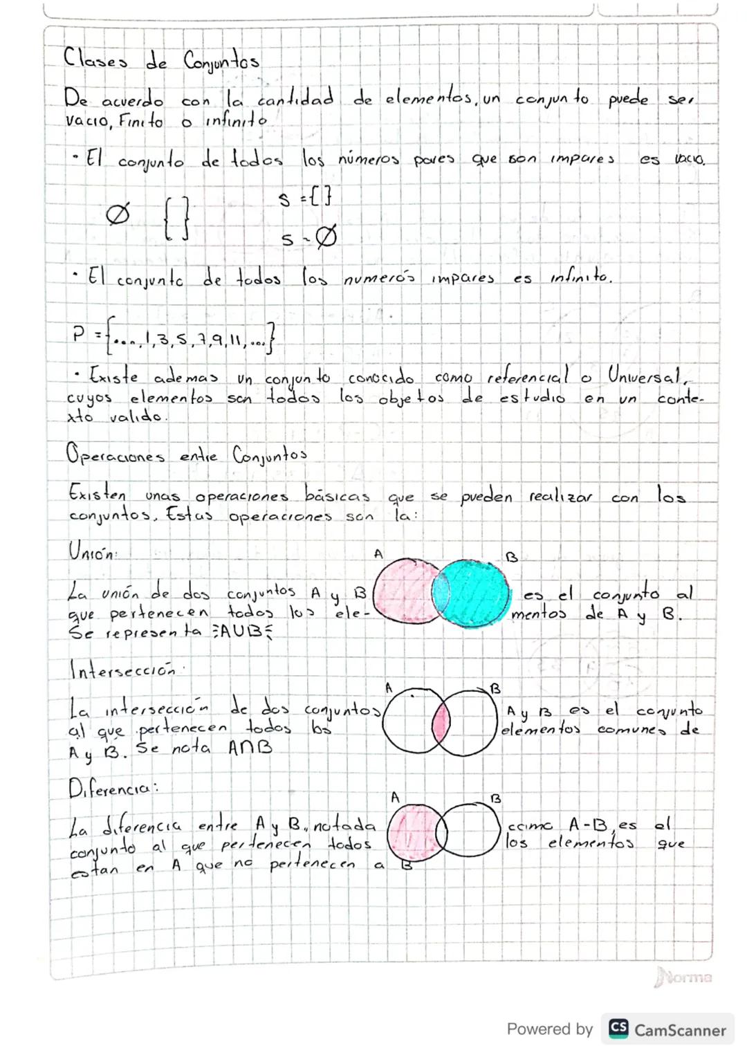 Conjunto
Agrupación de varios elementos que comparten caracteristicas
Similares.
• Para notar un
mentos se
· Los elementos de un
conjunto se