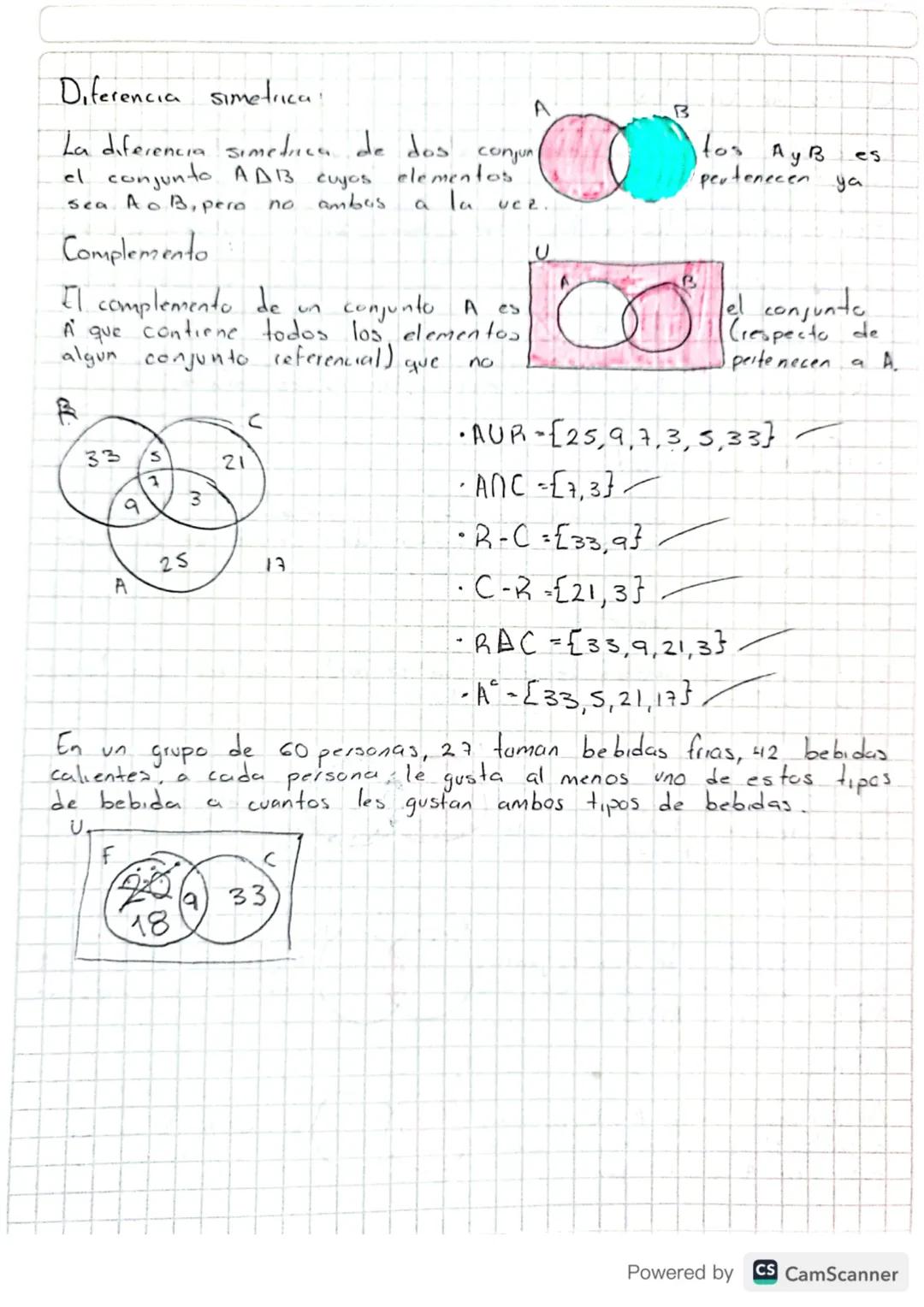 Conjunto
Agrupación de varios elementos que comparten caracteristicas
Similares.
• Para notar un
mentos se
· Los elementos de un
conjunto se