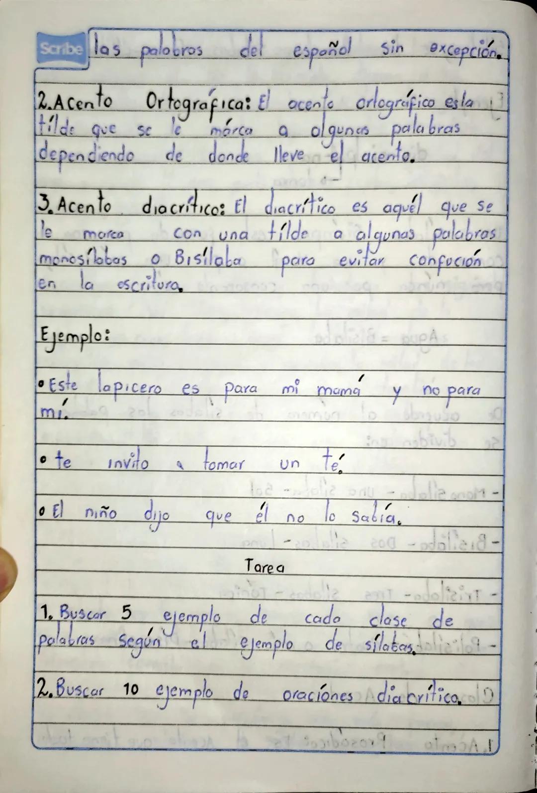 nob
El Acento
202
Con que
mapara
El Acento es la mayor fuerza de Voz
Se pronúncia la siloba de una palabra para dar
entonacion correcta en l