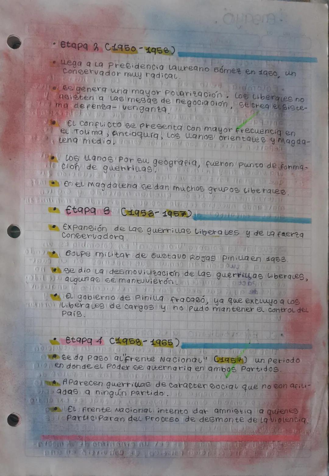 ia violencia
ETAPAS
en
CoLomaza
• ETAPA 1 C 1946-1950)
• Se presentan practicas de exclusion como lo pueden ser
atentados Politicos.
Los ase