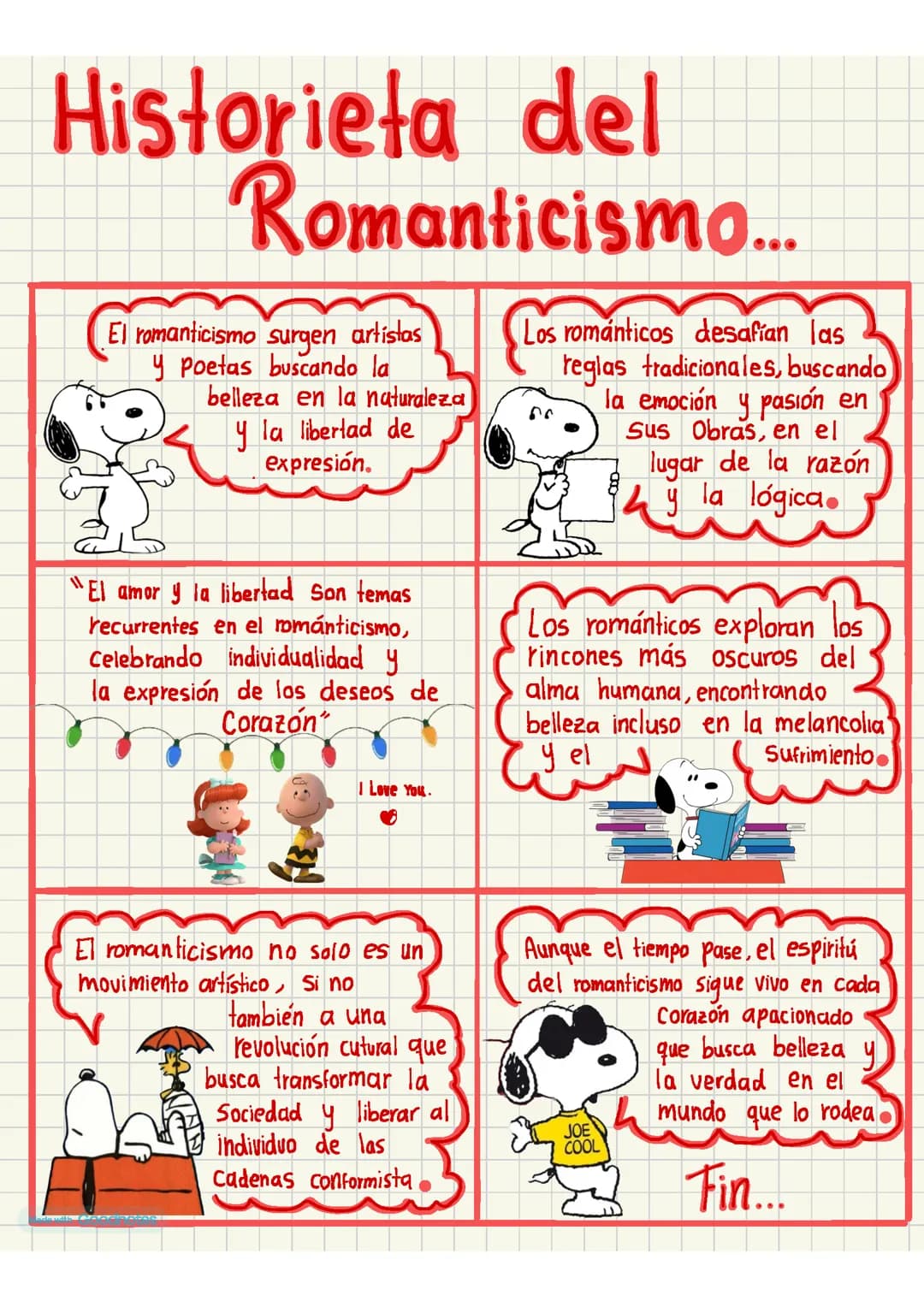 Historieta del romanticismo 