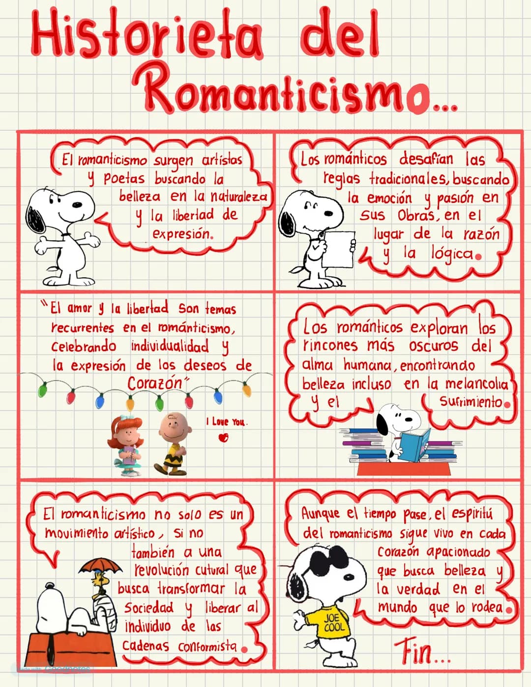 Historieta del
Romanticismo...
artistas
El romanticismo surgen
y Poetas buscando la
belleza en la naturaleza
y la libertad de
expresión.
Los