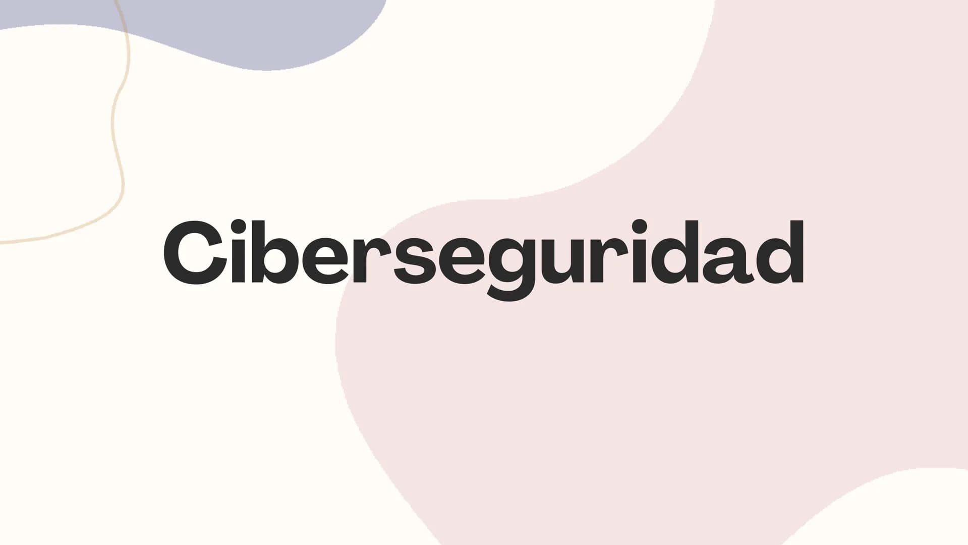 Ciberseguridad