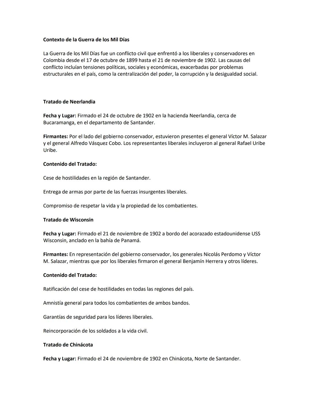 Contexto de la Guerra de los Mil Días
La Guerra de los Mil Días fue un conflicto civil que enfrentó a los liberales y conservadores en
Colom