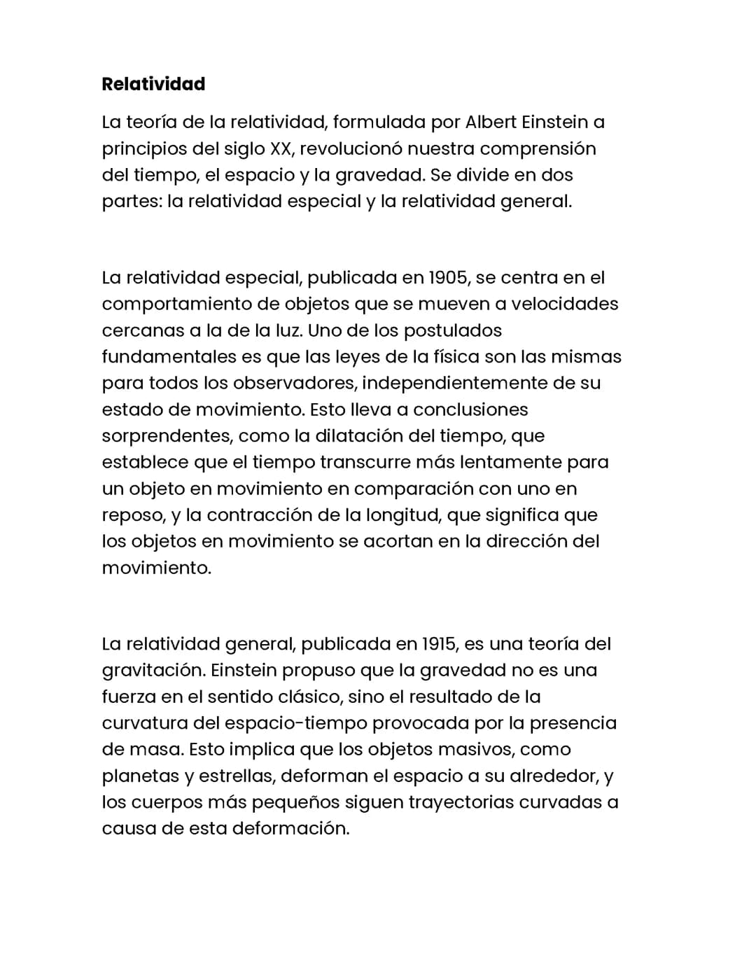 Relatividad