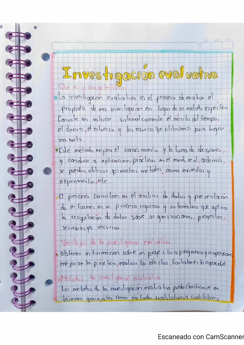 DD
MM
AA
Clase 03
Fecha Agos to 09 2021
Tema
TIPOS DE INVESTIGACIÓN
¿Que es Investigación?
La investigación es un proceso intelectual y expe