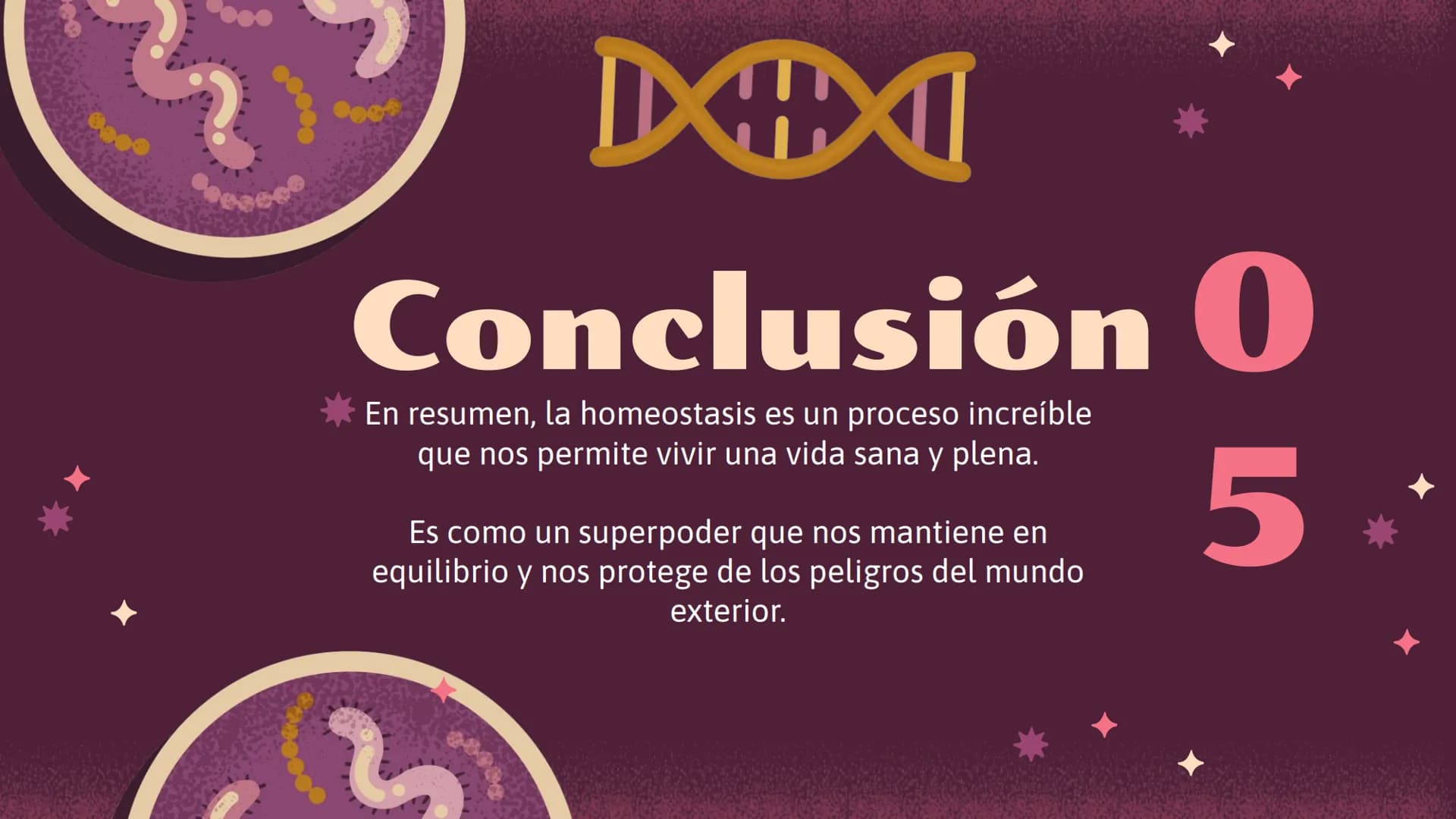 El increíble mundo de la
Homeostasis
E
খর
2 0
¿Qué es?
1 ¿Qué es la
homeostasis?
Nuestro cuerpo como una casa que necesita mantenerse a una
