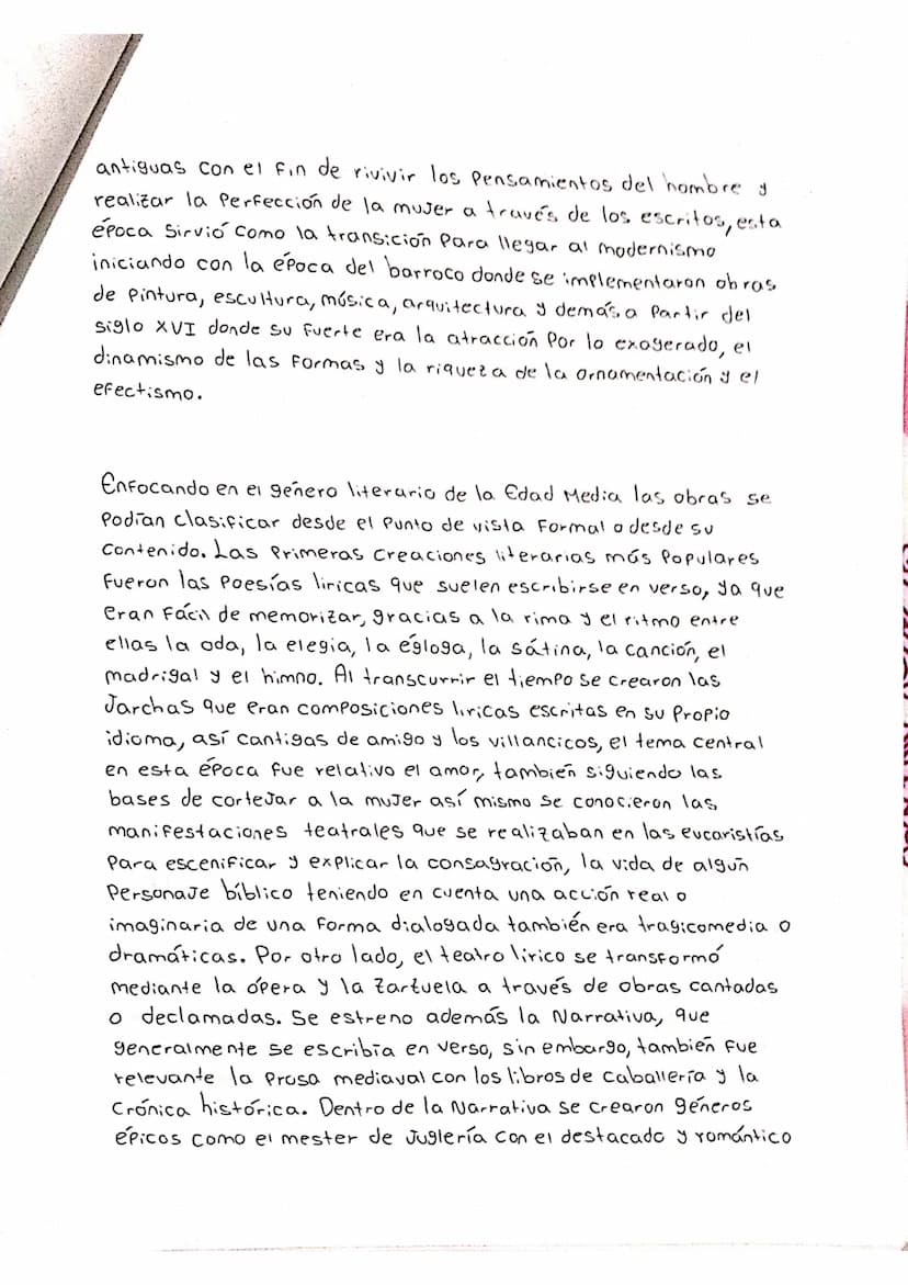 61 mundo de la literatura ha evolucionado a lo largo de
la historia, reflejando las características y las ideas.
de cada época. En el cual e