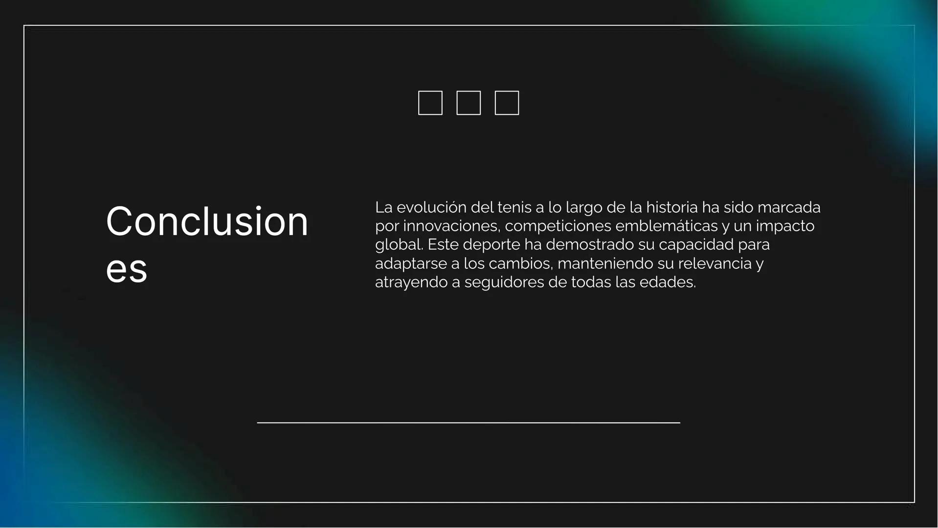 La Evolución del
Tenis a lo Largo de la
Historia Introducción al Tenis
☐ ☐
El tenis es un deporte de raqueta que se juega
individualmente o 