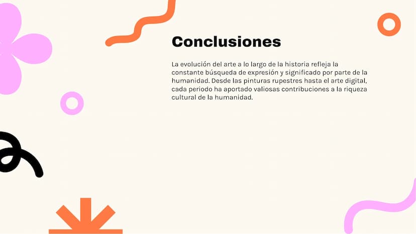 Explorando la
Evolución del Arte a
lo Largo de la Historia Introducción
El arte ha evolucionado a lo largo de la historia,
reflejando los ca