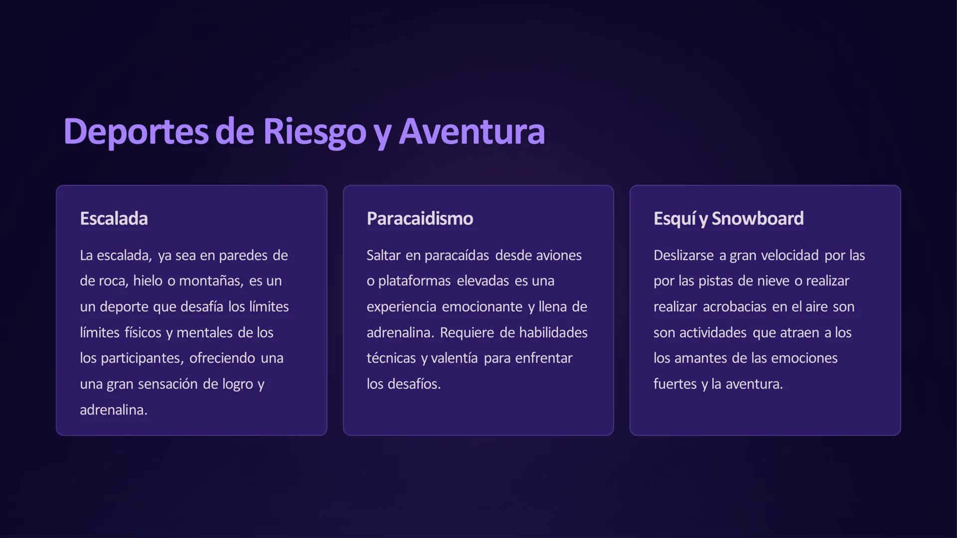 La Historia y Evolución de los Deportes
Deportes
Los deportes han estado presentes en la historia de la humanidad desde la antigüedad, evolu