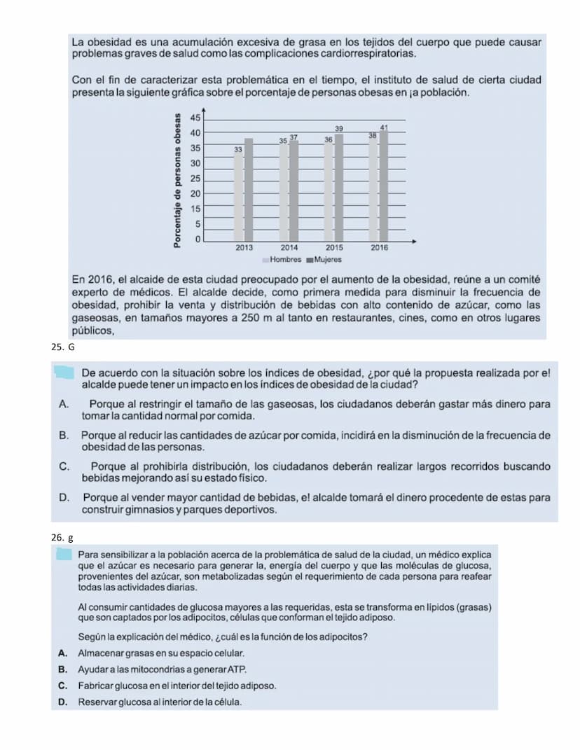 4.
1.
La vitamina D es una sustancia que se almacena en el tejido graso de la piel y que, por lo general, se activa con la
exposición a la l