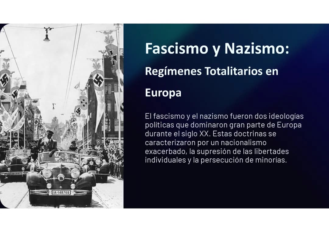 Fascismo y nazismo: 